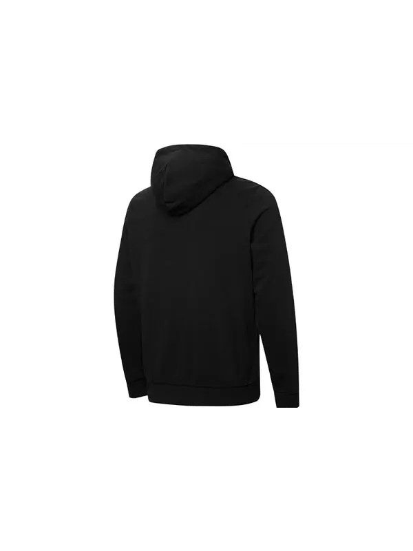 Куртка ess logo solid color hooded jacket black Puma — изображение 2 из 2, черный