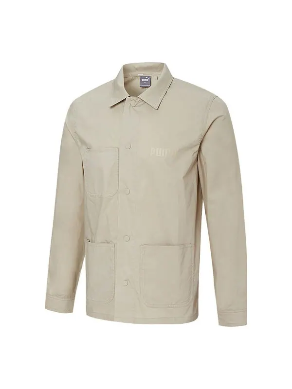 Куртка padded jacket 'beige' Puma — изображение 1 из 2, бежевый