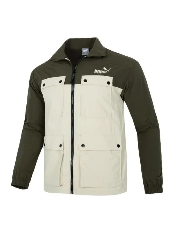 Куртка windbreaker jacket 'green' Puma — изображение 1 из 1, зеленый