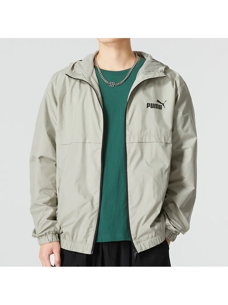 Куртка Puma Ess Solid Logo — изображение 3 из 5, серый