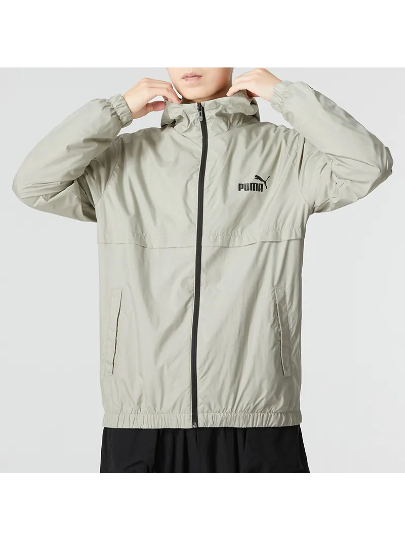 Куртка Puma Ess Solid Logo — изображение 4 из 5, серый