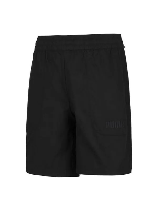 Шорты modern basic chino shorts 'black' Puma — изображение 1 из 4, черный