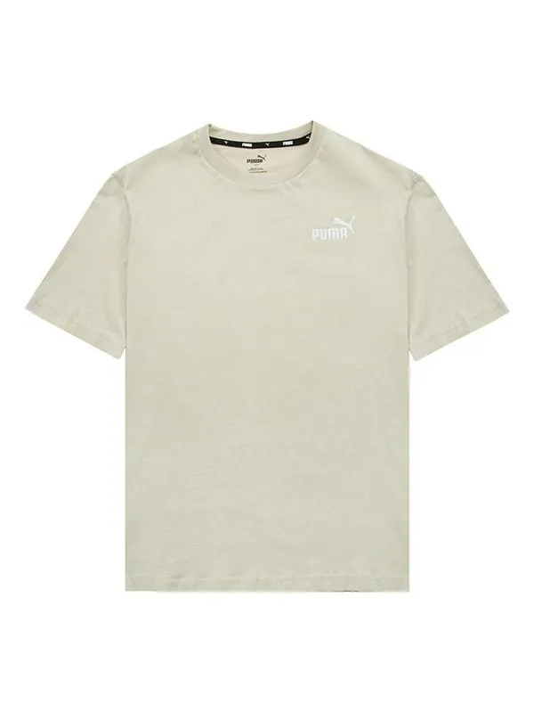 Футболка ess+ relaxed tee 'beige' Puma — изображение 1 из 4, бежевый