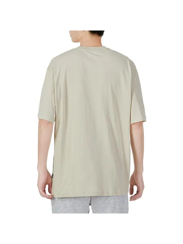 Футболка ess+ relaxed tee 'beige' Puma — изображение 4 из 4, бежевый