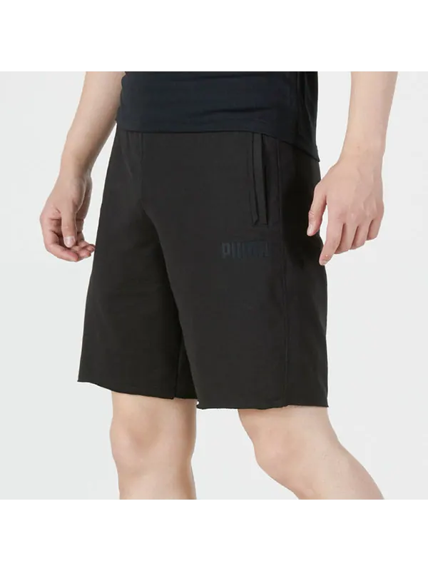 Шорты sports wear shorts 'black' Puma — изображение 4 из 4, черный