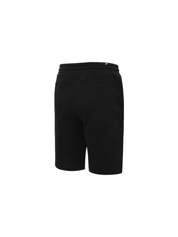 Шорты fleece shorts 'black' Puma — изображение 2 из 2, черный