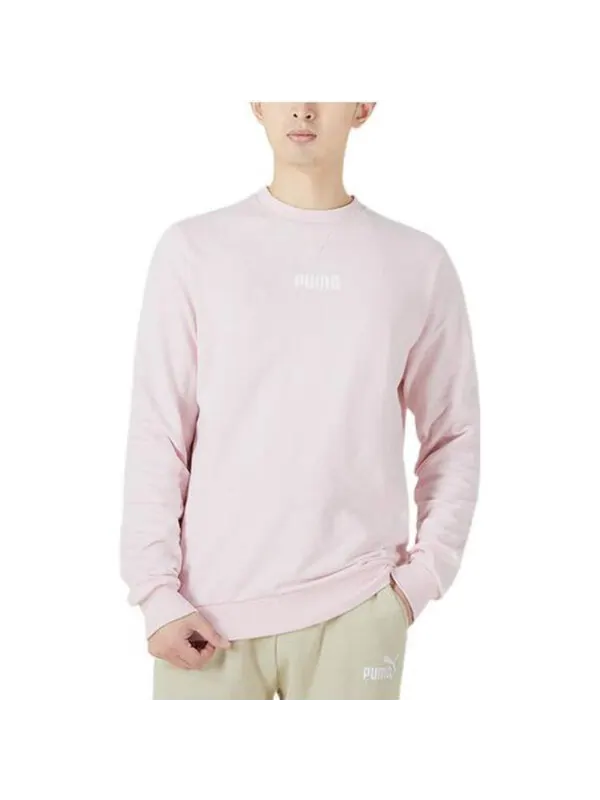 Свитер long sleeve active wear sweater 'pink' Puma — изображение 3 из 3, розовый