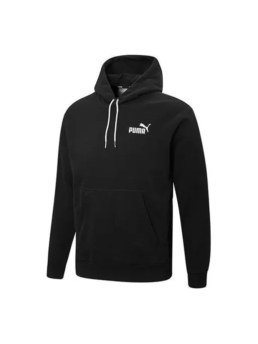 Толстовка PUMA Ess + Contrasting Colors Chest Embroidered Logo Black — изображение 1 из 4, черный