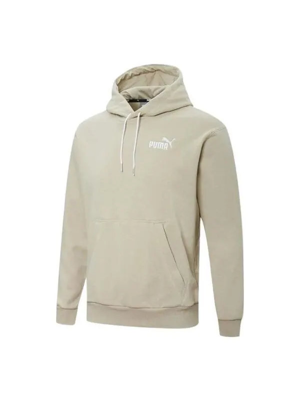 Толстовка ess logo hoodie 'beige' Puma — изображение 1 из 4, бежевый
