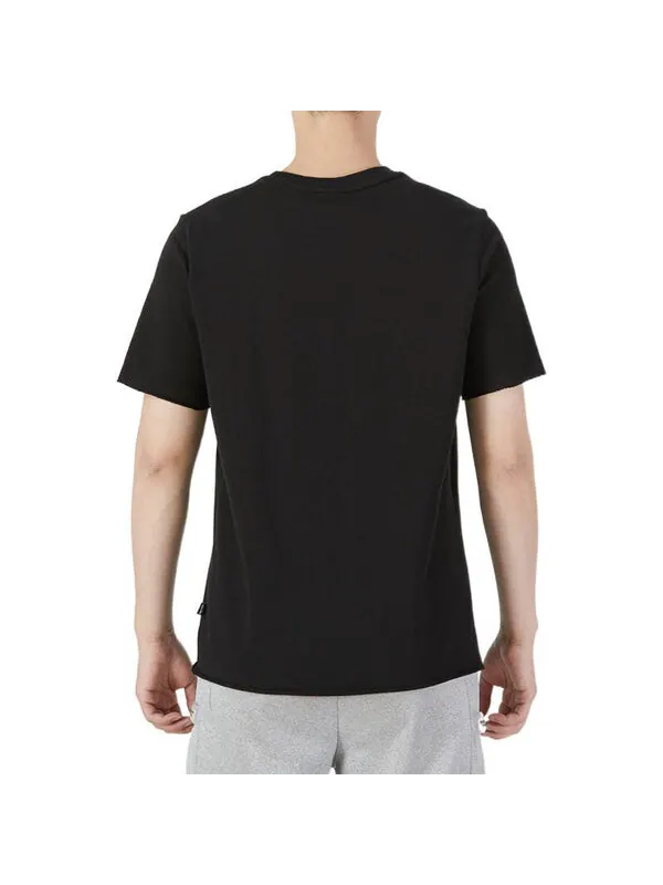 Футболка basic logo t-shirts 'black' Puma — изображение 3 из 3, черный
