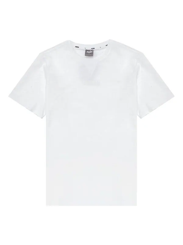 Футболка basic logo t-shirts 'white' Puma — изображение 1 из 3, белый