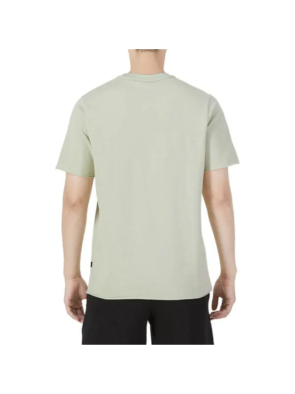 Футболка basic logo t-shirts 'green' Puma — изображение 3 из 3, зеленый
