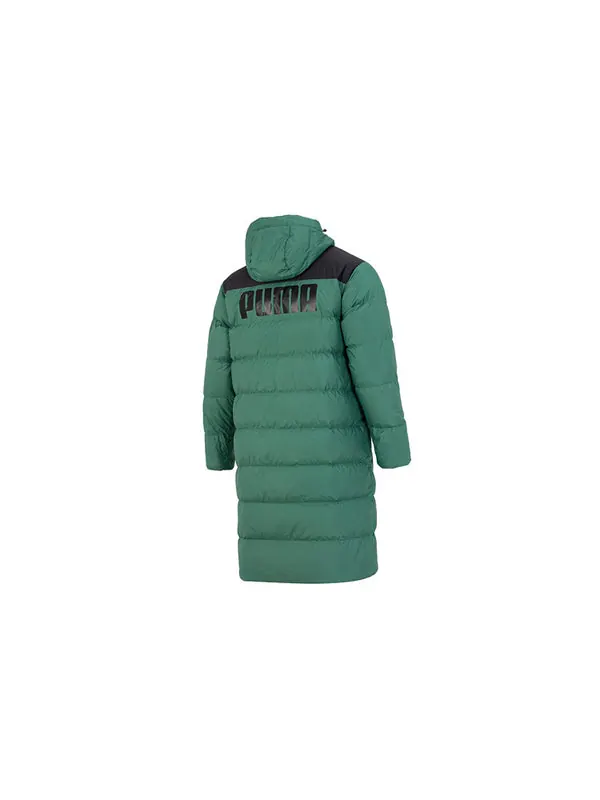 Куртка down puffer jacket 'green' Puma — изображение 2 из 2, зеленый