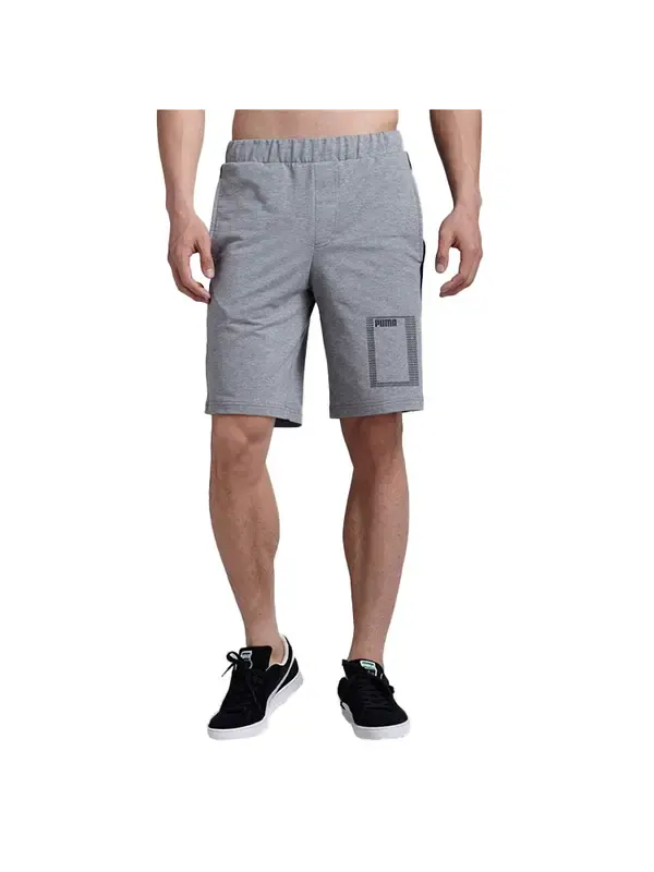 Шорты summer rebel lightweight shorts 'grey' Puma — изображение 3 из 4, серый
