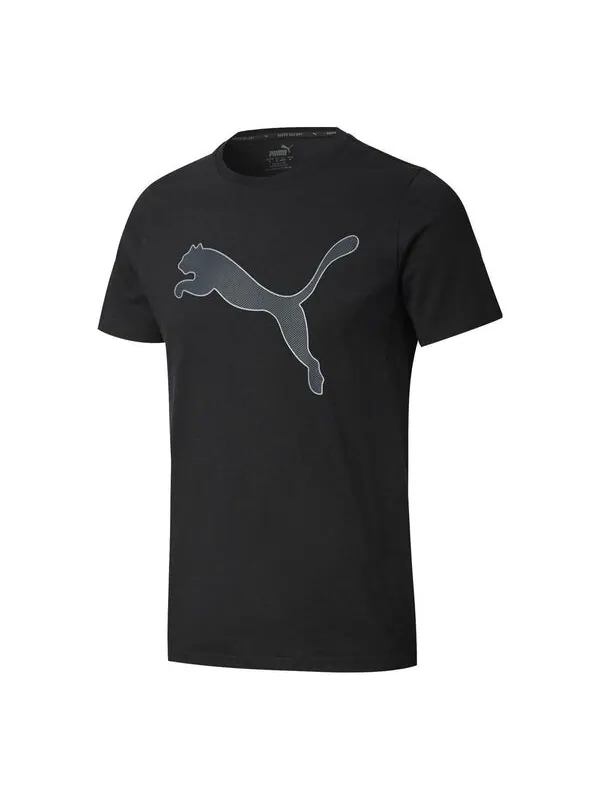Футболка performance cat training t-shirt 'black' Puma — изображение 1 из 3, черный