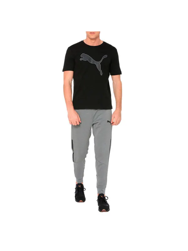 Футболка performance cat training t-shirt 'black' Puma — изображение 3 из 3, черный