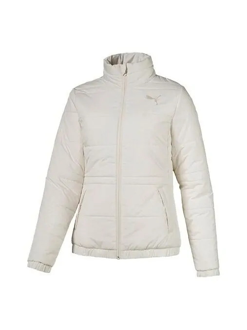 Куртка ess padded winter jacket 'white' Puma — изображение 1 из 2, белый