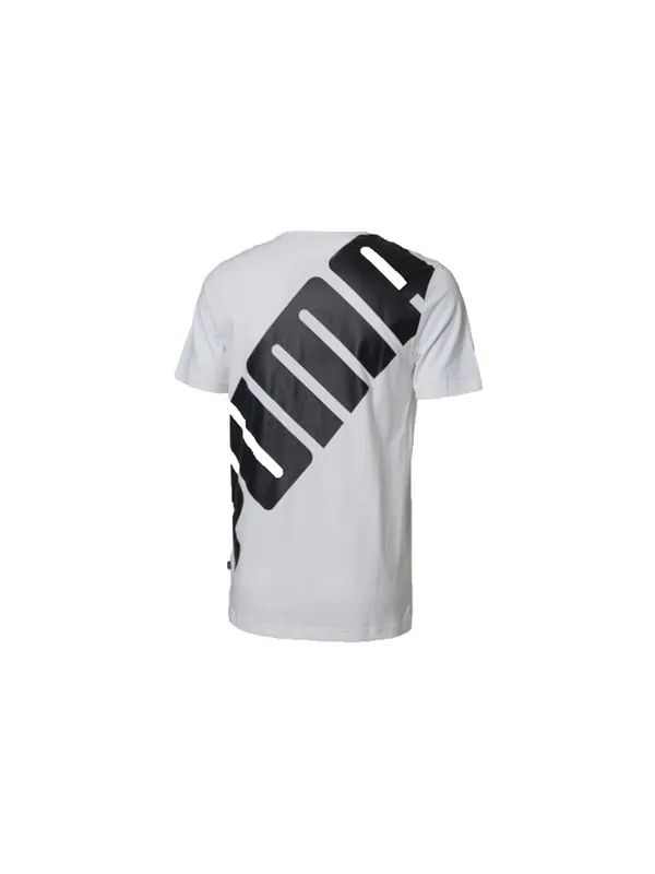 Футболка short sleeve big logo white Puma — изображение 2 из 2, белый