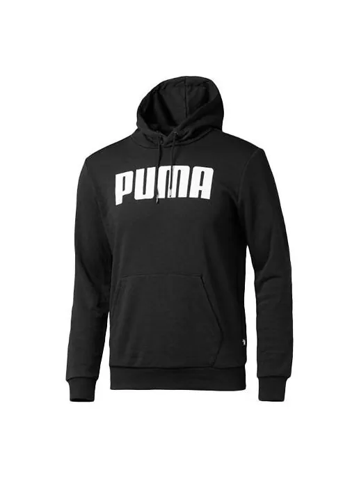 Толстовка colorblock logo black Puma — изображение 1 из 3, черный