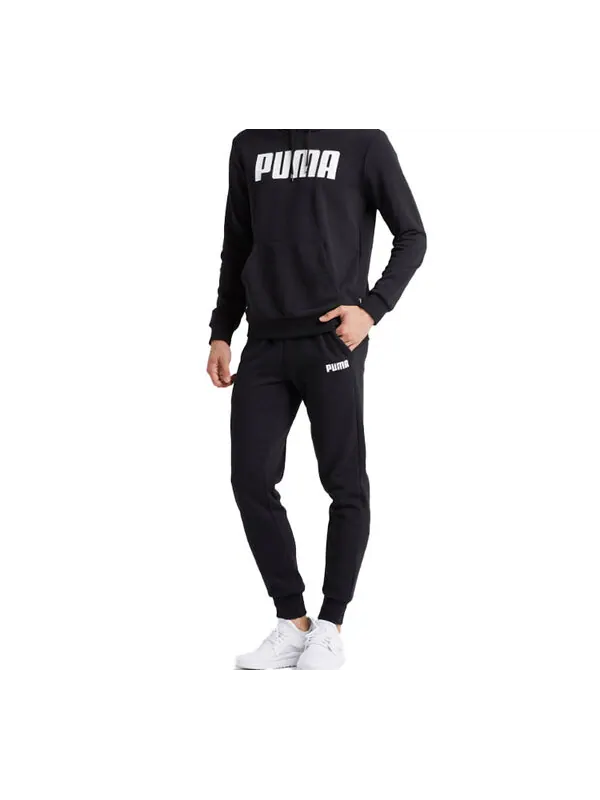 Толстовка colorblock logo black Puma — изображение 3 из 3, черный