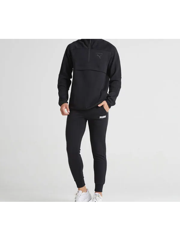 Брюки essentials logo pants 'black' Puma — 3