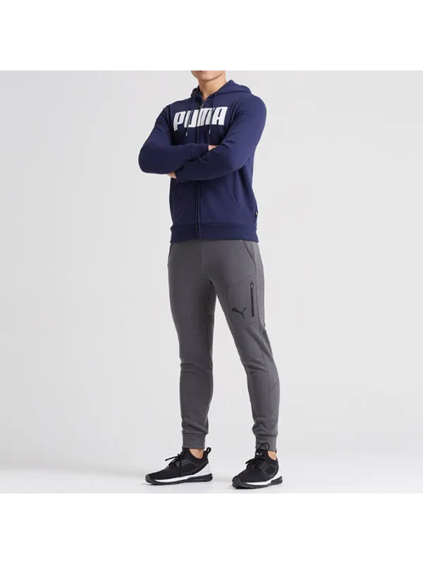 Куртка printing hooded blue jacket Puma — изображение 3 из 3, синий