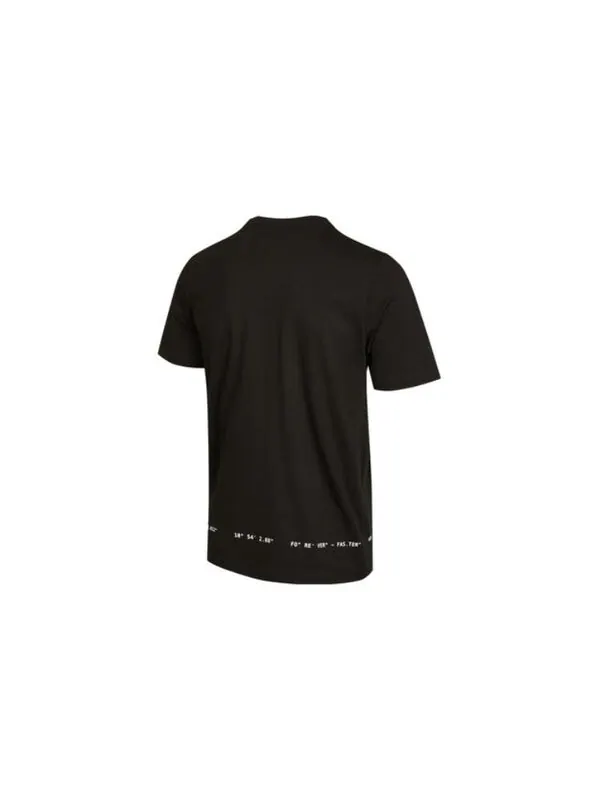 Футболка digital logo printing sports short sleeve black Puma — изображение 2 из 2, черный