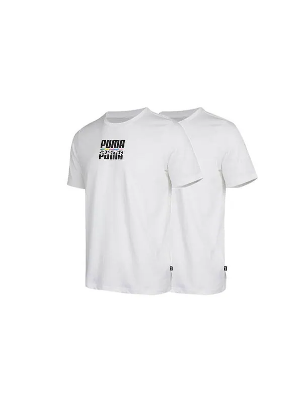 Футболка core international t-shirt 'white' Puma — изображение 3 из 3, белый