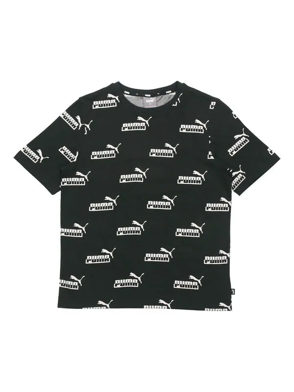 Футболка aop t-shirt 'black' Puma — изображение 1 из 4, черный