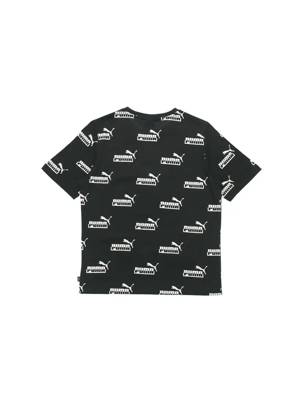 Футболка aop t-shirt 'black' Puma — изображение 2 из 4, черный