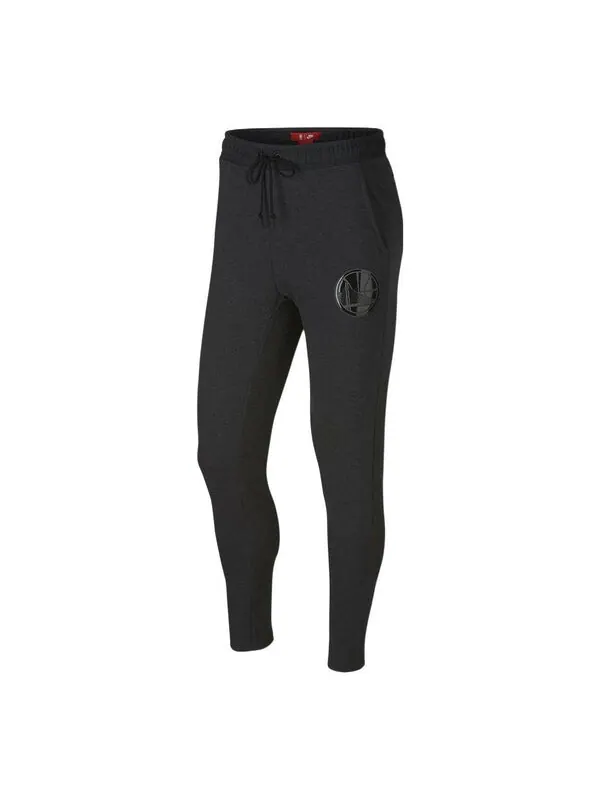Брюки men's golden state warriors basketball training sports pants/trousers/joggers dark grey Nike — изображение 1 из 3