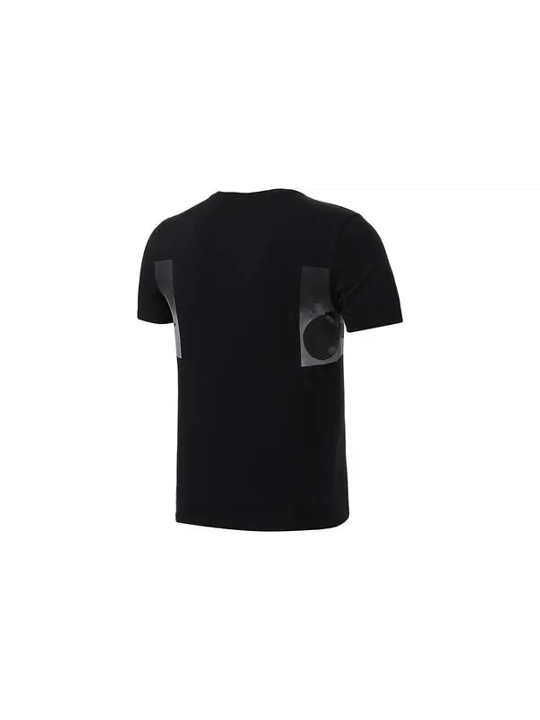 Футболка Men's Air Jordan Character Printing Round Neck Pullover Short Sleeve Black T-Shirt — изображение 2 из 2, мульти