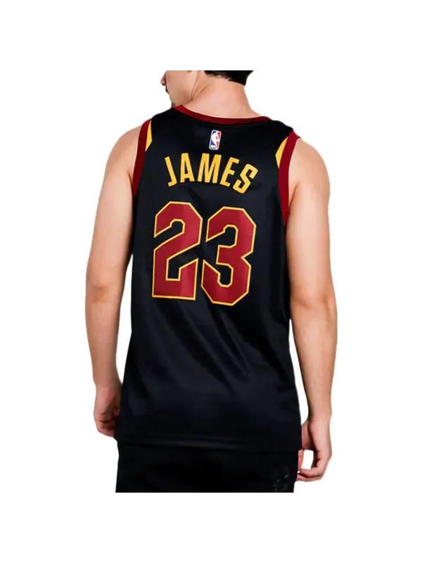 Спортивная футболка nba lebron james statement edition au player edition basketball jersey black Nike — изображение 4 из 4