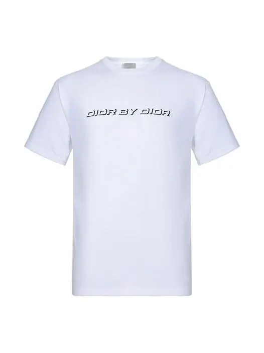 Футболка homme embroidery logo printing male white Dior