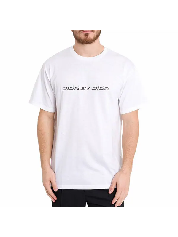 Футболка homme embroidery logo printing male white Dior — изображение 3 из 4, белый