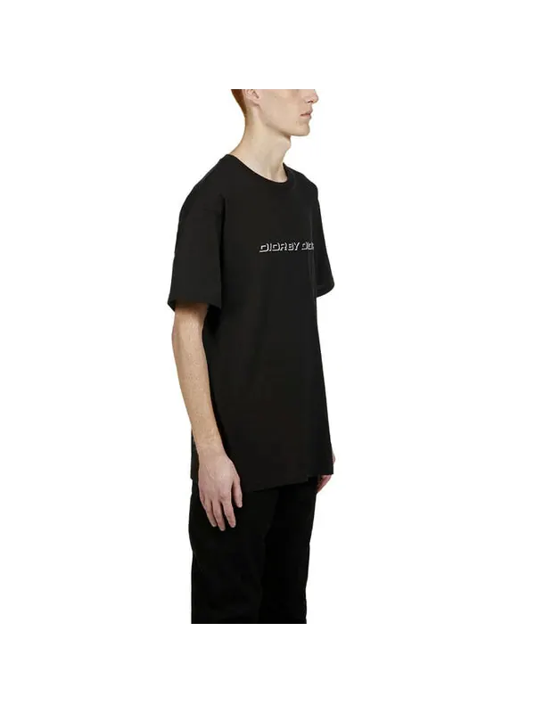 Футболка homme embroidered logo printing short sleeve black Dior — изображение 3 из 4, черный