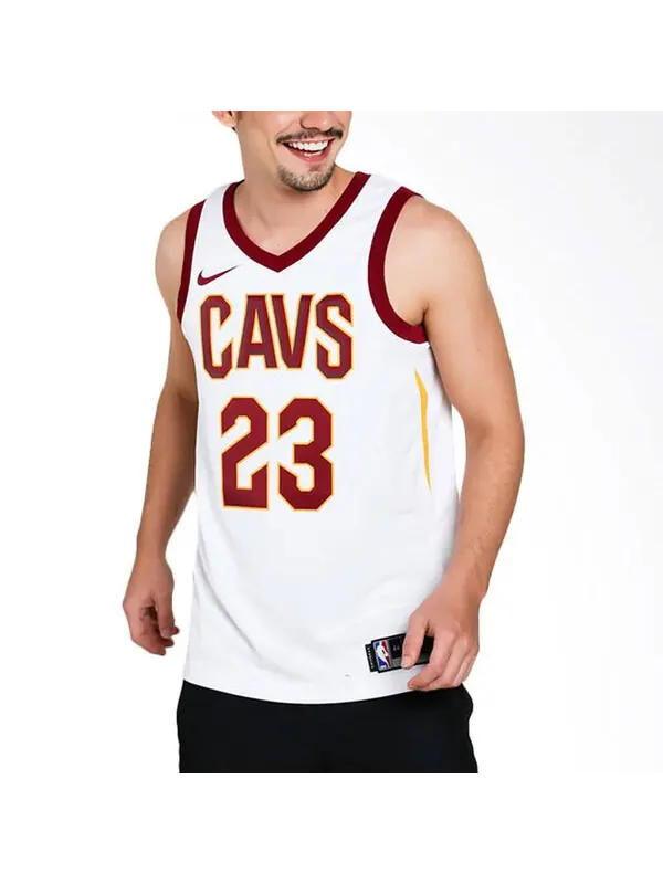 Футболка lebron james association edition whiteredgold Nike — изображение 4 из 4, белый