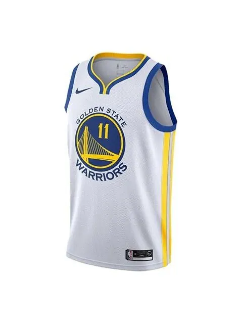 Футболка nba connected jersey golden state warriors klay thompson Nike — изображение 1 из 2, белый/желтый/синий