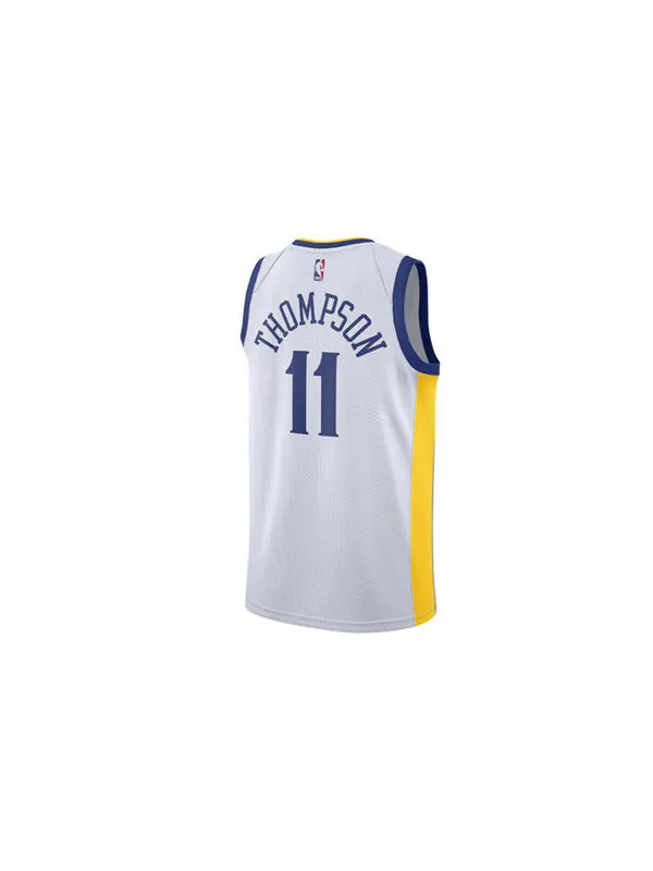 Футболка nba connected jersey golden state warriors klay thompson Nike — изображение 2 из 2, белый/желтый/синий