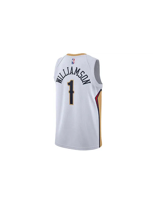 Майка Nike NBA new orleans pelicans limited 1 SW Fan Edition Basketball Jersey White — изображение 2 из 2, белый