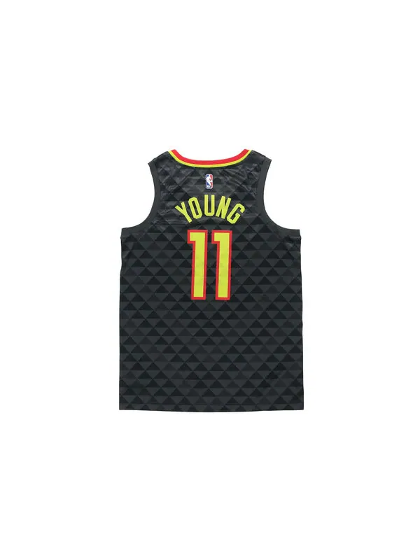 Майка Nike NBA Large Atlanta Hawks Basketball Jersey/Vest Black — изображение 2 из 4, черный