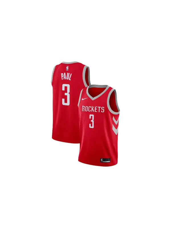 Спортивная футболка chris paul rockets icon edition nba swingman jersey for men red Nike — изображение 3 из 4, красный