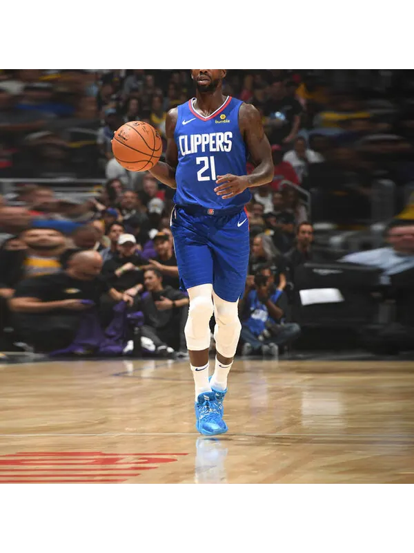 Майка Nike NBA Clippers Patrick Beverley Jerseys 'Blue' — изображение 2 из 2, синий/мульти