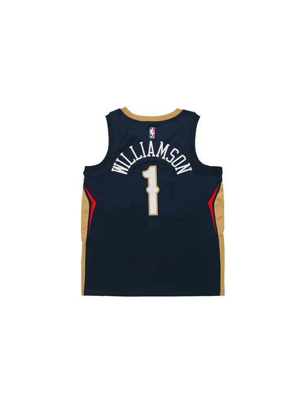Футболка nba zion williamson баскетбольная спортивная майка sw fan edition new orleans pelicans 1 Nike — изображение 2 из 4