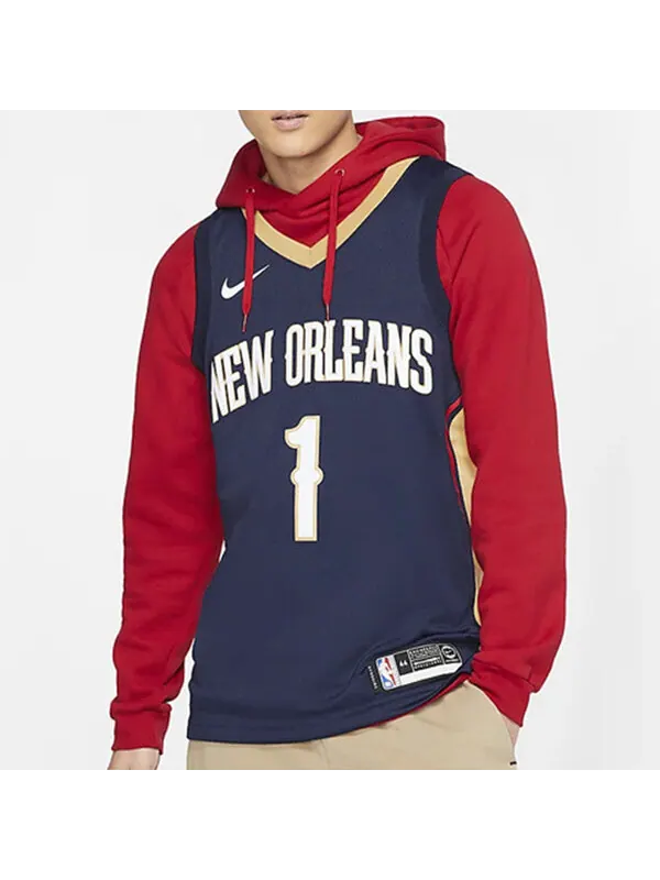 Футболка nba zion williamson баскетбольная спортивная майка sw fan edition new orleans pelicans 1 Nike — изображение 4 из 4