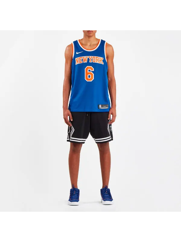 Майка Nike NBA Basketball Icon Edition Swingman Jersey New York Knicks SW Fan Edition 6 Blue — изображение 3 из 4, синий