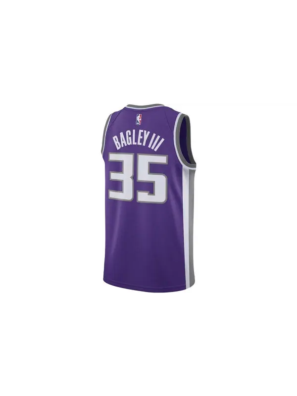 Майка Nike x NBA Sacramento Kings Jerseys 'Marvin Bagley III 35' — изображение 2 из 2, фиолетовый/мульти