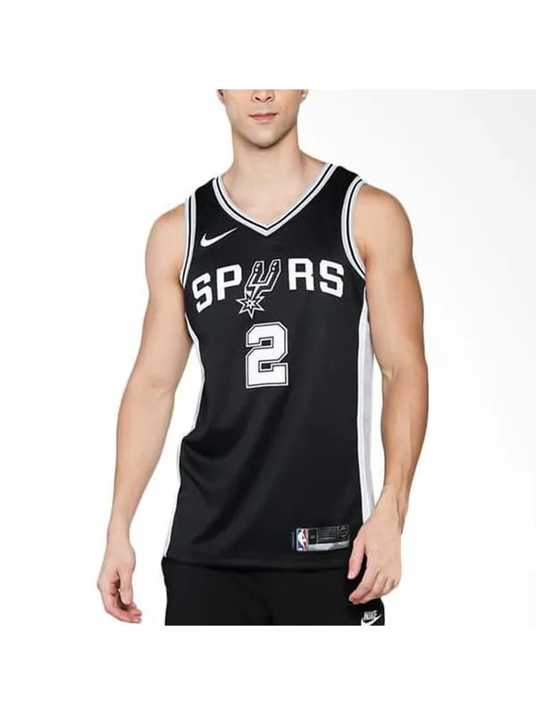Футболка kawhi leonard icon edition swingman джерси sw Nike — изображение 3 из 4, черный/серебристый