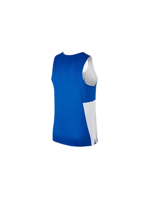 Спортивная футболка men's brand reversible colorblock basketball jersey/vest blue Air Jordan — изображение 4 из 4, синий