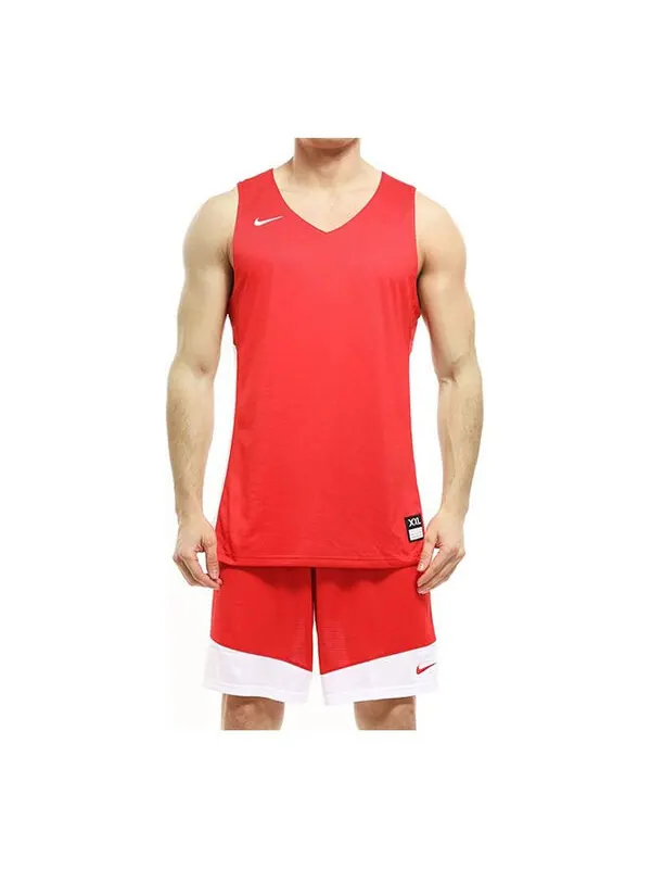 Шорты sports training breathable shorts red white splicing Nike — изображение 1 из 3, мульти